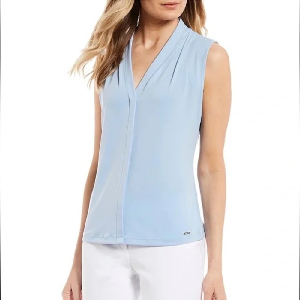Light Blue Calvin Klein Tank Top / Shell